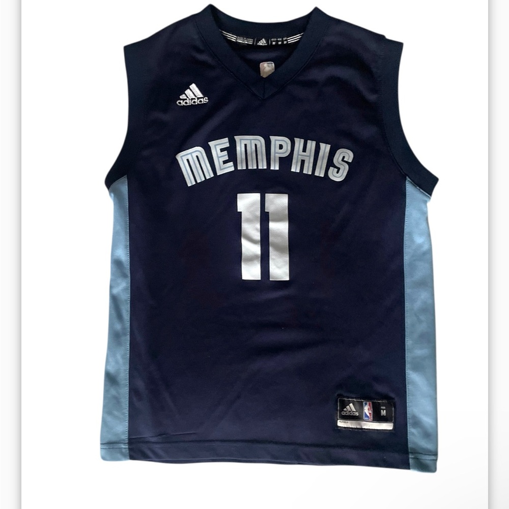 Memphis Grizzlies Adidas Mike Conley Autographed Youth Medium Jersey